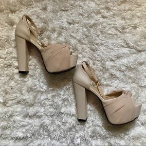 Nude Platform Sandals